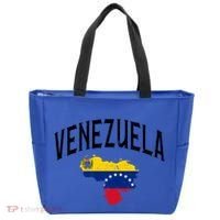 Venezuela Flag Throwback Sports Gift Tote Bag thumb 0