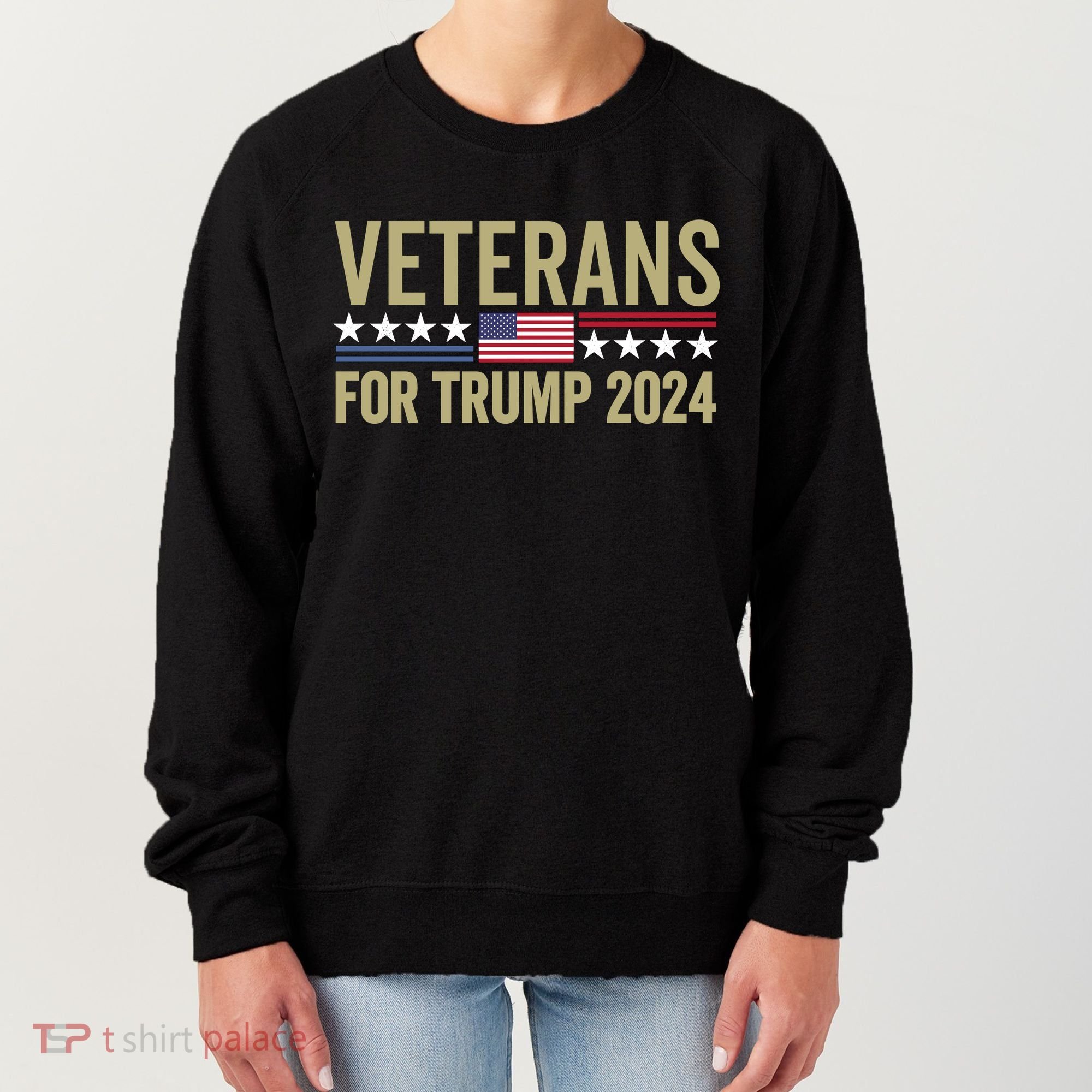 Veterans For Trump 2024 Women's Sweatshirt
