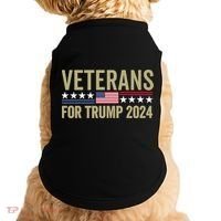 Veterans For Trump 2024 Doggie Tank thumb 0