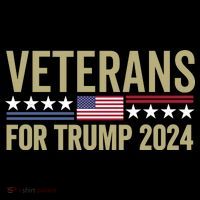 Veterans For Trump 2024 Button thumb 1