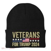 Veterans For Trump 2024 Beanie thumb 0