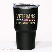 Veterans For Trump 2024 Tumbler thumb 0