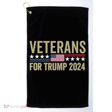 Veterans For Trump 2024 Golf Towel