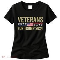 Veterans For Trump 2024 Women's T-Shirt thumb 0