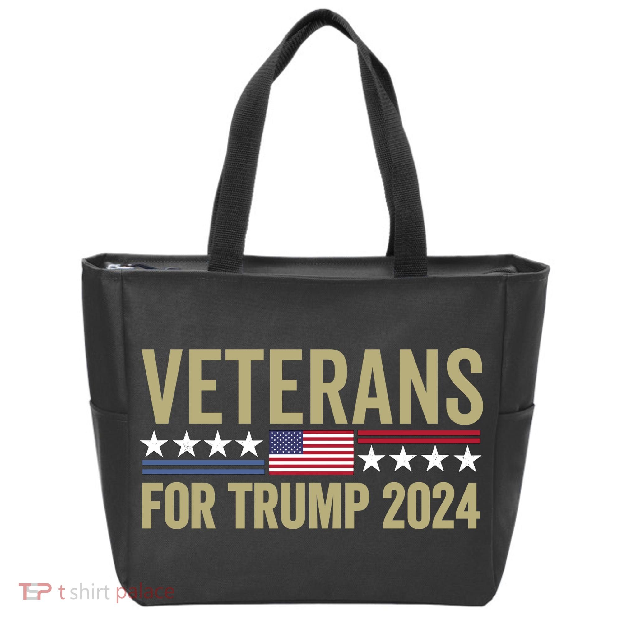 Veterans For Trump 2024 Tote Bag