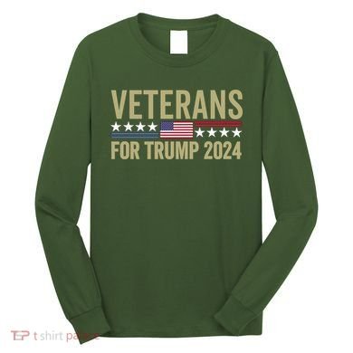 Veterans For Trump 2024 Long Sleeve Shirt