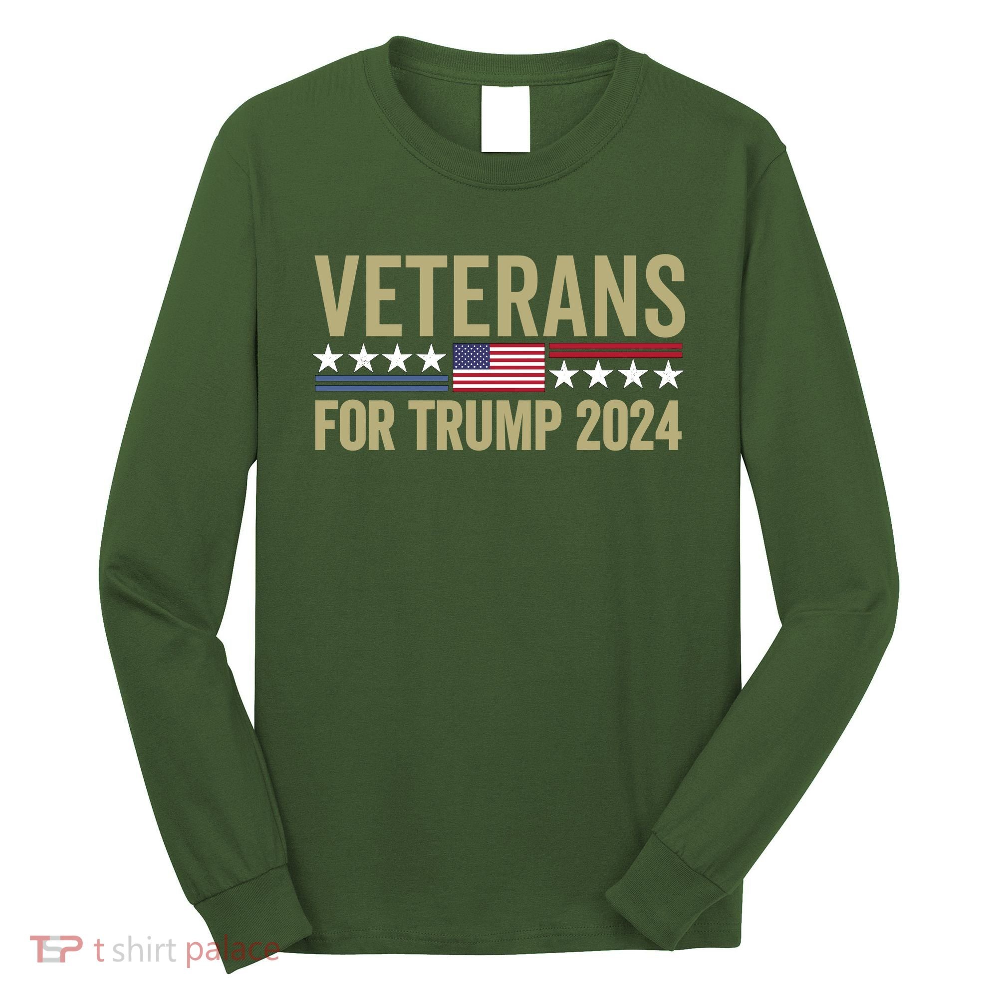 Veterans For Trump 2024 Long Sleeve Shirt