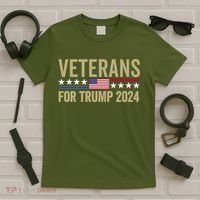 Veterans For Trump 2024 T-Shirt thumb 5