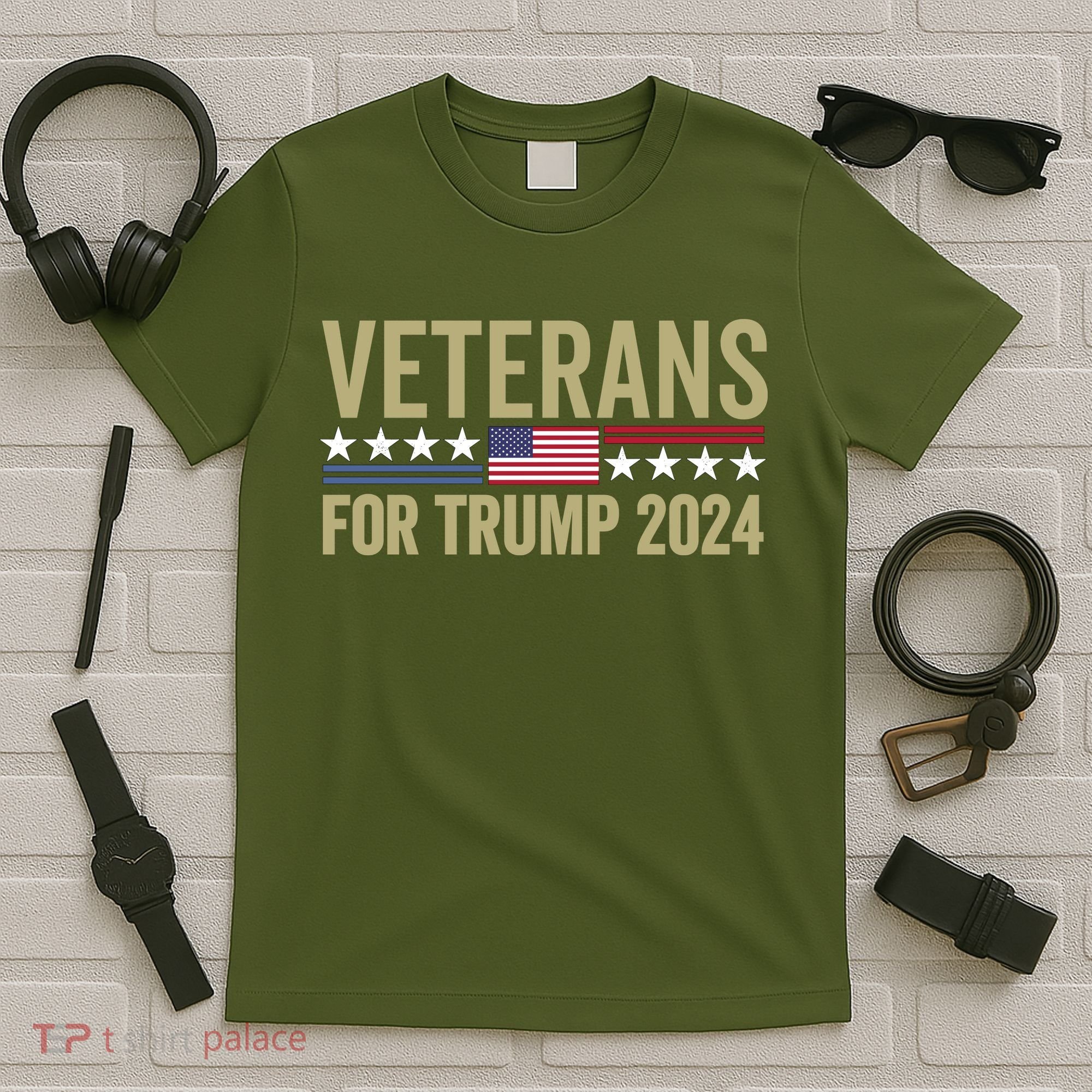 Veterans For Trump 2024 T-Shirt