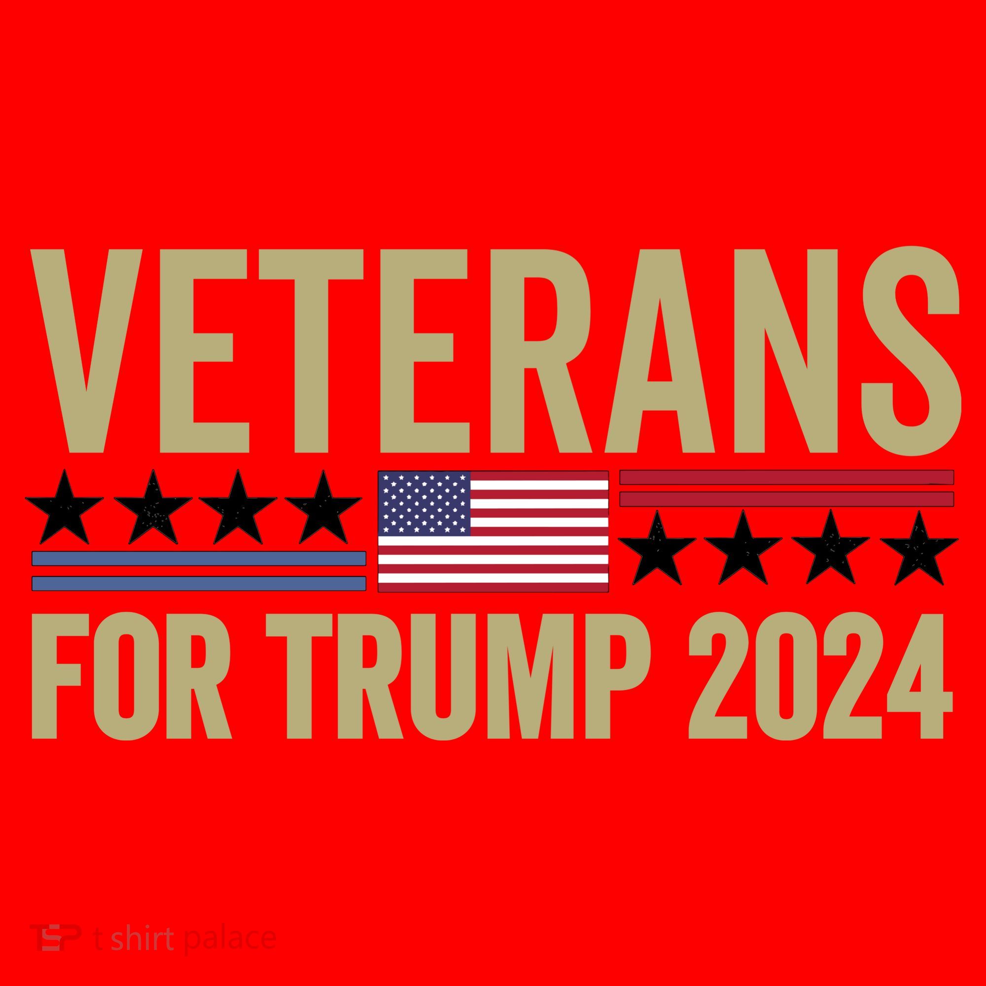 Veterans For Trump 2024 Santa Hat