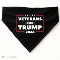 Veterans For Trump USA-Made Doggie Bandana thumb 0