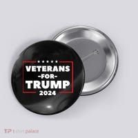 Veterans For Trump Button thumb 0