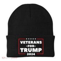 Veterans For Trump Beanie thumb 0