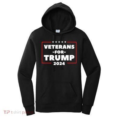 Veterans For Trump Women's Hoodie