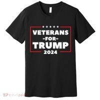 Veterans For Trump Premium T-Shirt thumb 0