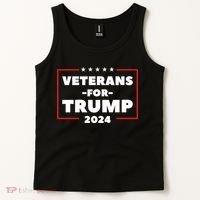 Veterans For Trump Tank Top thumb 2