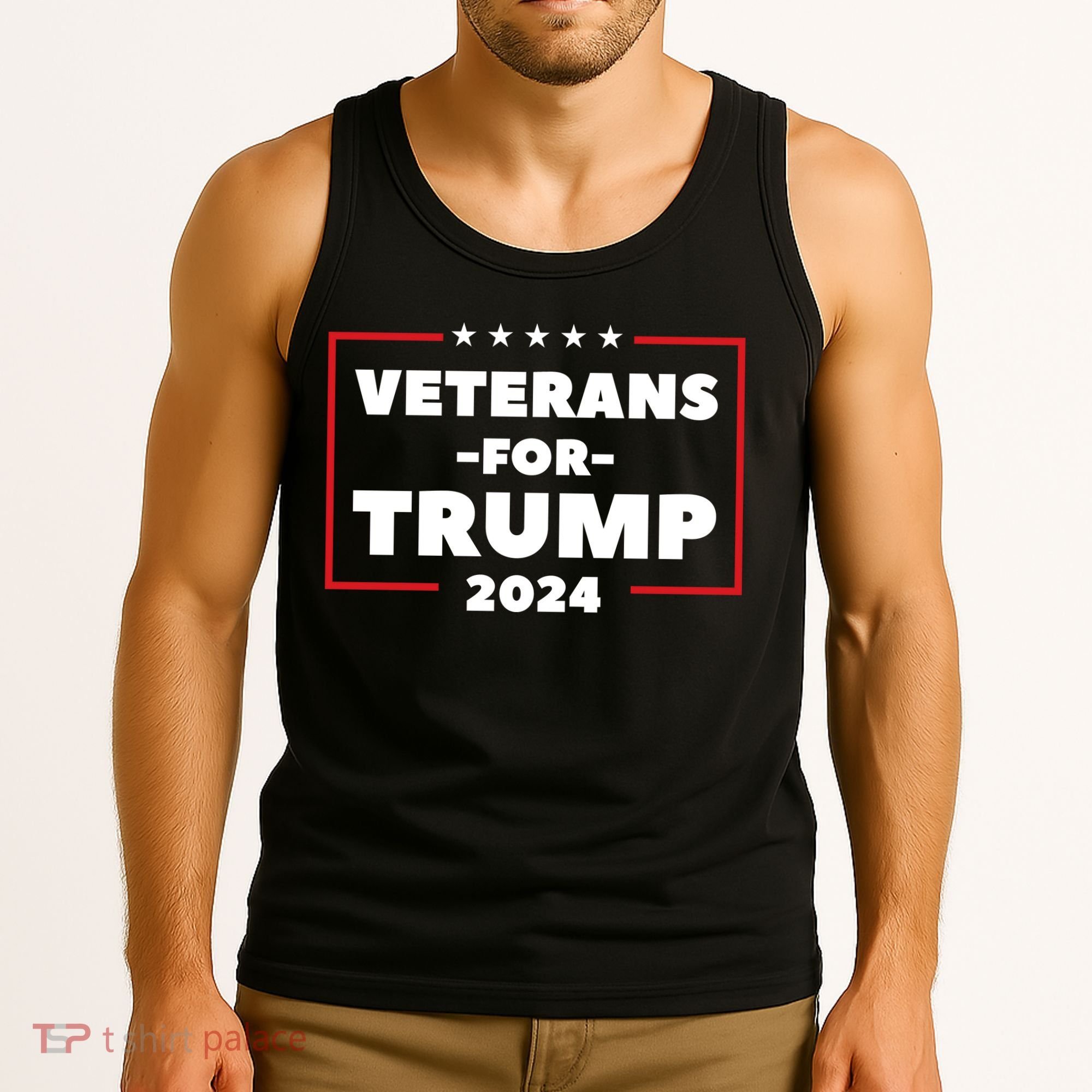 Veterans For Trump Tank Top