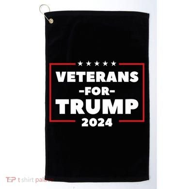 Veterans For Trump Golf Towel
