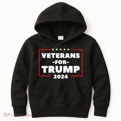 Veterans For Trump Kids Hoodie