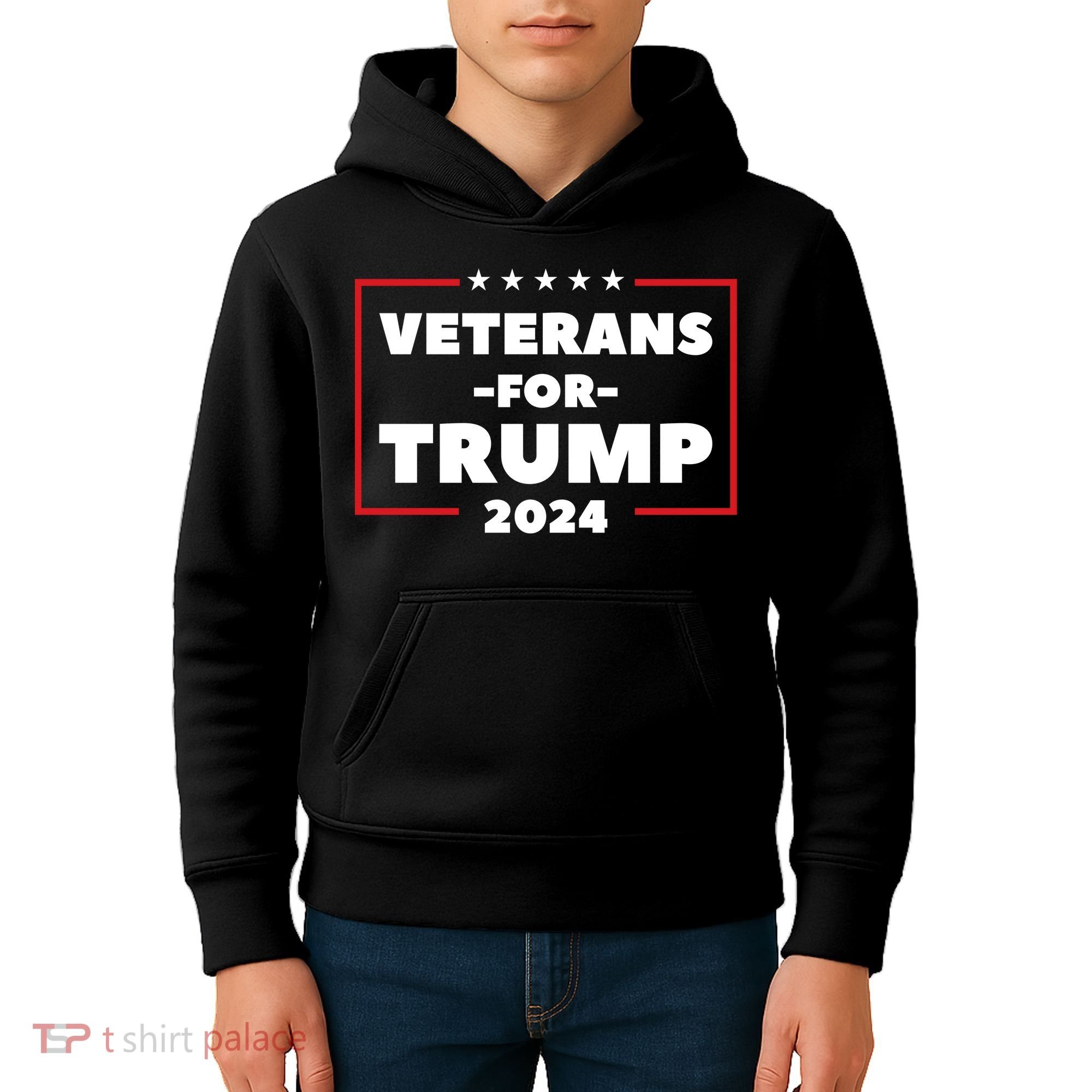 Veterans For Trump Kids Hoodie