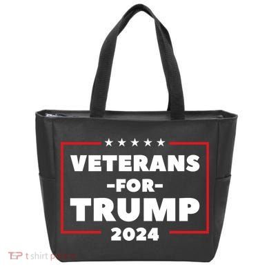 Veterans For Trump Tote Bag