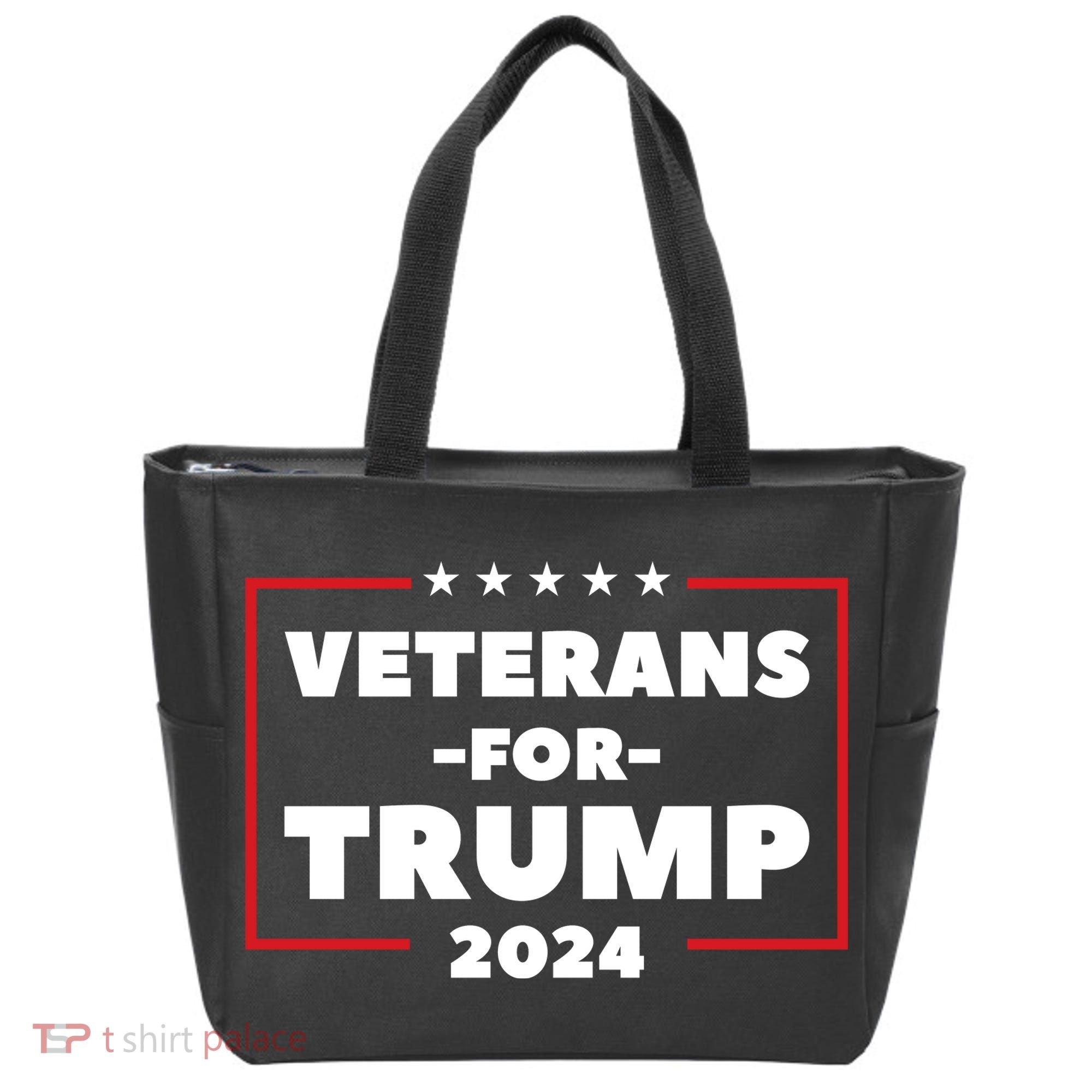 Veterans For Trump Tote Bag