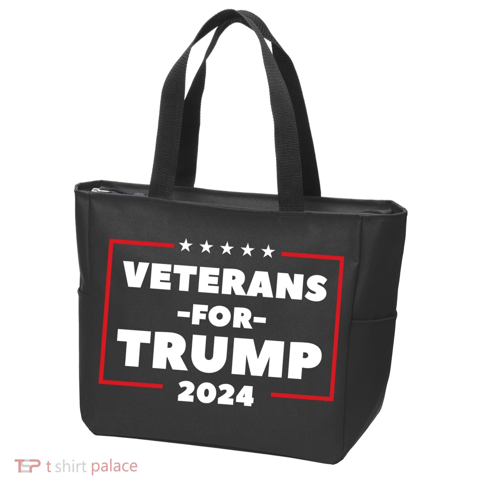 Veterans For Trump Tote Bag