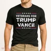 Veterans For Trump Vance President Election Campaign Cooling Performance Crew T-Shirt thumb 2