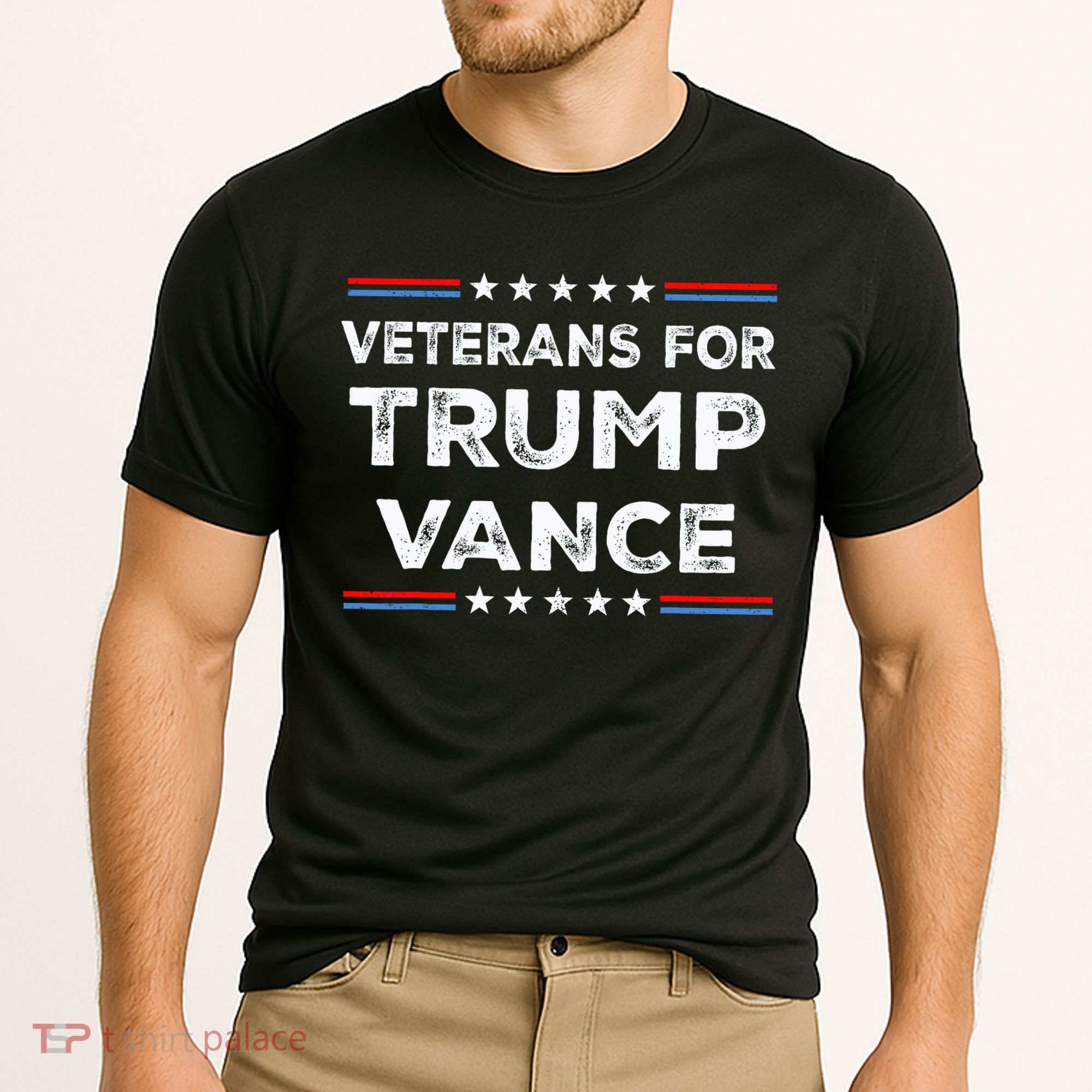 Veterans For Trump Vance President Election Campaign Cooling Performance Crew T-Shirt
