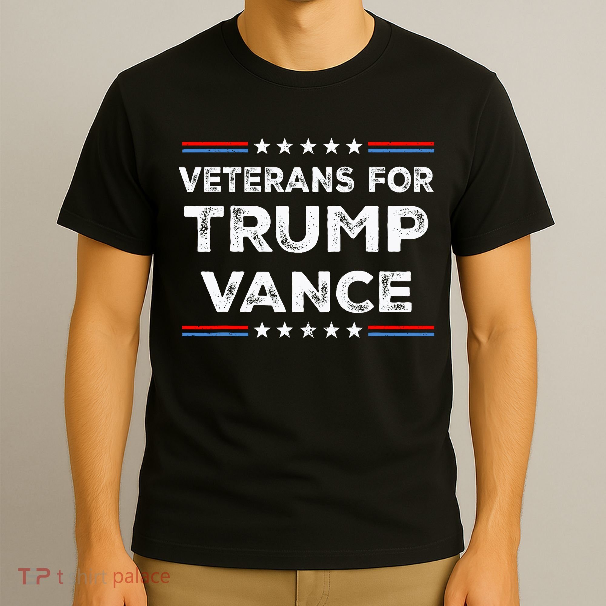 Veterans For Trump Vance President Election Campaign T-Shirt