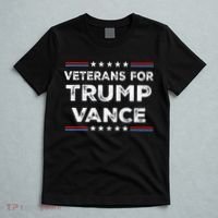 Veterans For Trump Vance President Election Campaign T-Shirt thumb 5