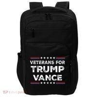 Veterans For Trump Vance President Election Campaign Impact Tech Backpack thumb 0