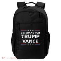Veterans For Trump Vance President Election Campaign Backpack thumb 0