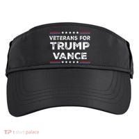 Veterans For Trump Vance President Election Campaign Adult Drive Performance Visor thumb 0
