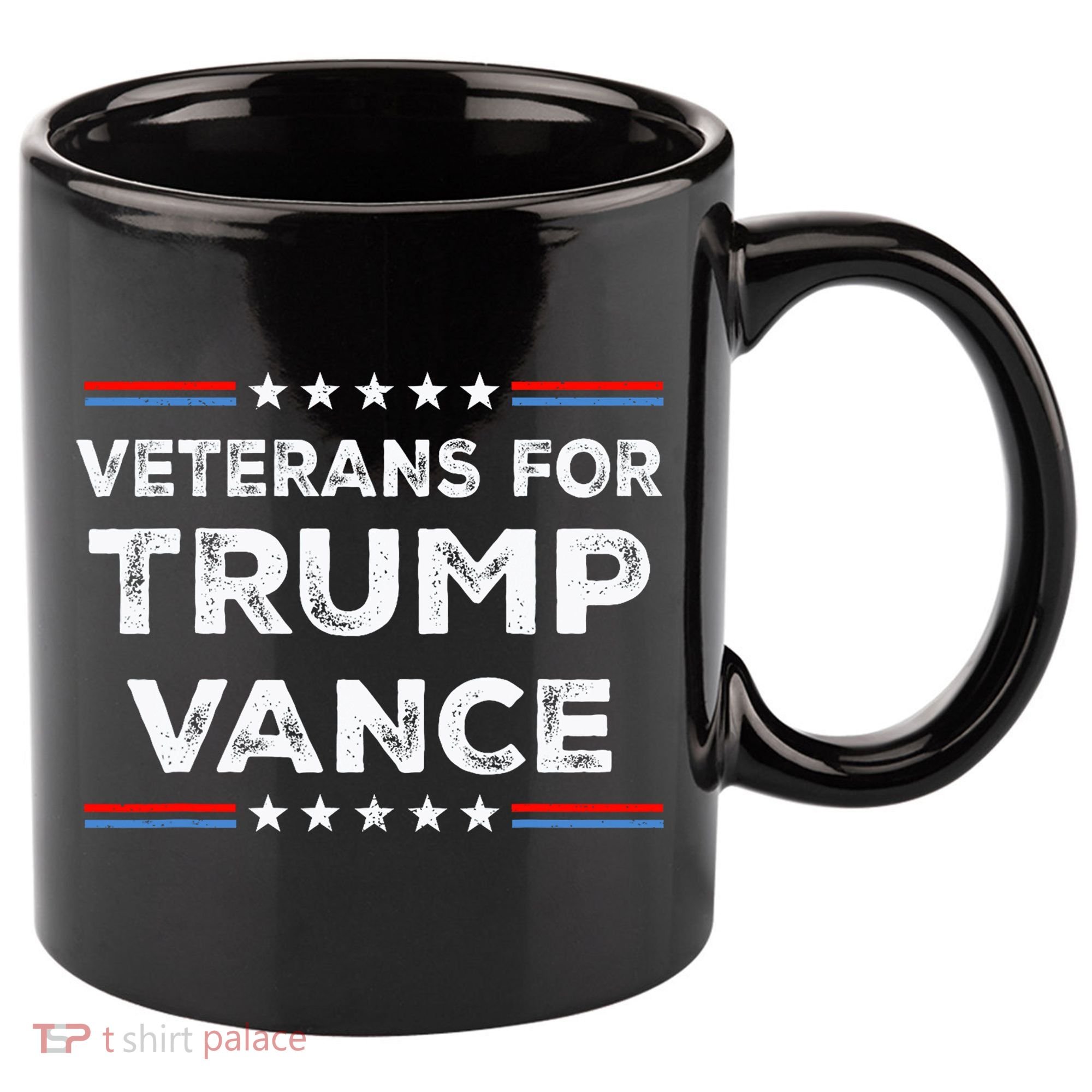 Veterans For Trump Vance President Election Campaign 11oz C Handle Ceramic Mug