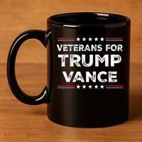 Veterans For Trump Vance President Election Campaign 11oz C Handle Ceramic Mug thumb 4