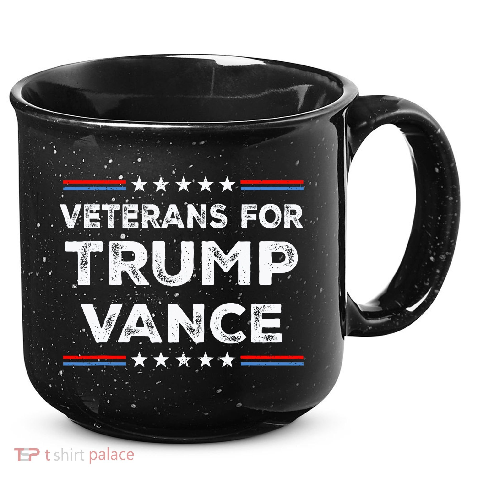 Veterans For Trump Vance President Election Campaign 15oz Campfire Ceramic Mug
