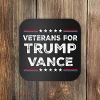 Veterans For Trump Vance President Election Campaign Coaster thumb 0