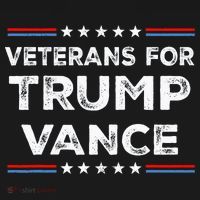 Veterans For Trump Vance President Election Campaign Women's Hoodie thumb 2