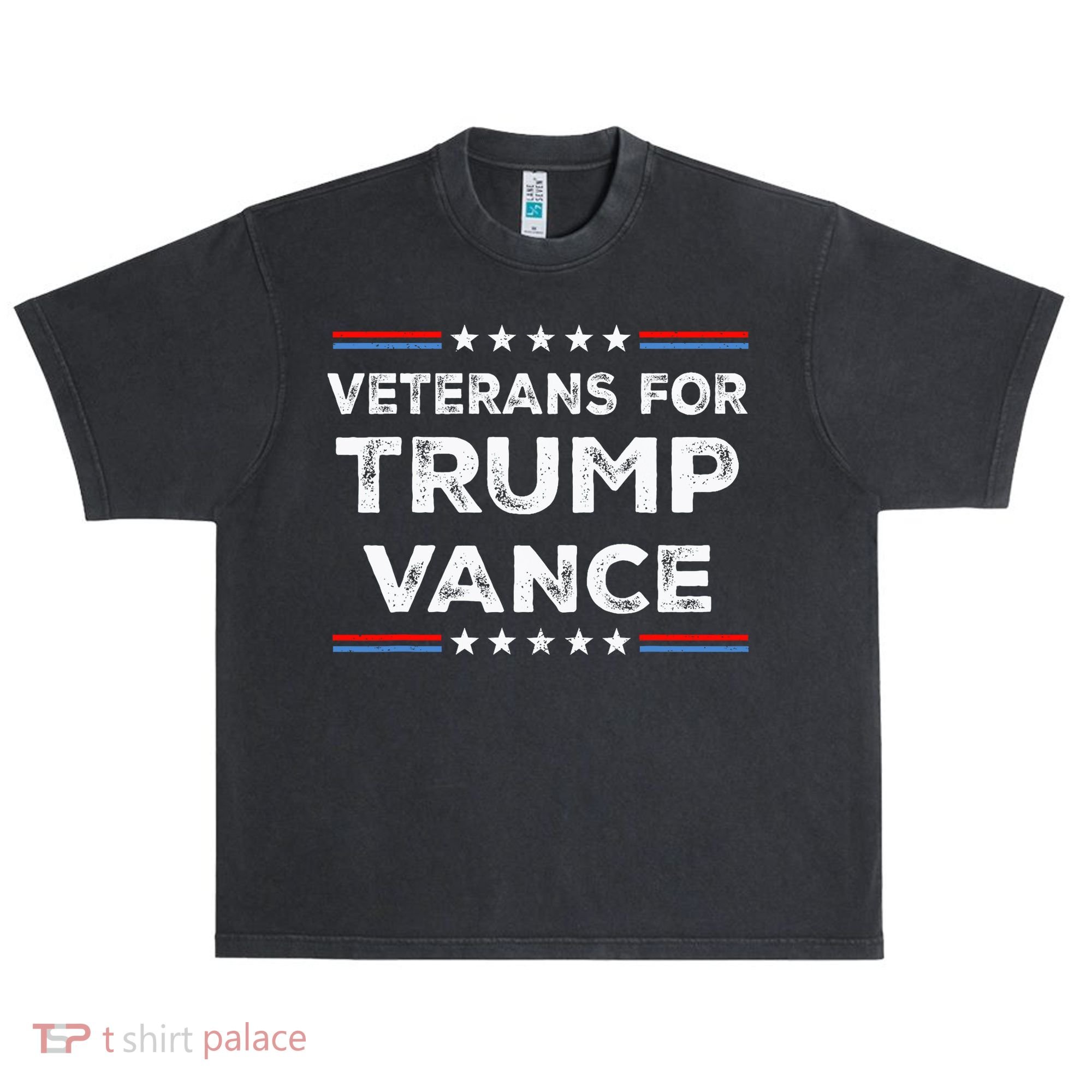 Veterans For Trump Vance President Election Campaign Urban Oversized Heavyweight T-Shirt