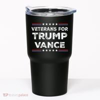Veterans For Trump Vance President Election Campaign Tumbler thumb 0