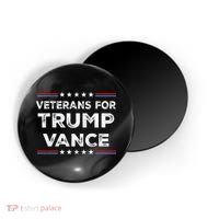 Veterans For Trump Vance President Election Campaign Magnet thumb 0