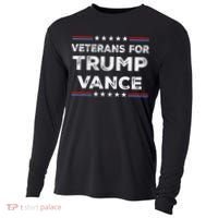 Veterans For Trump Vance President Election Campaign Cooling Performance Long Sleeve Crew thumb 0