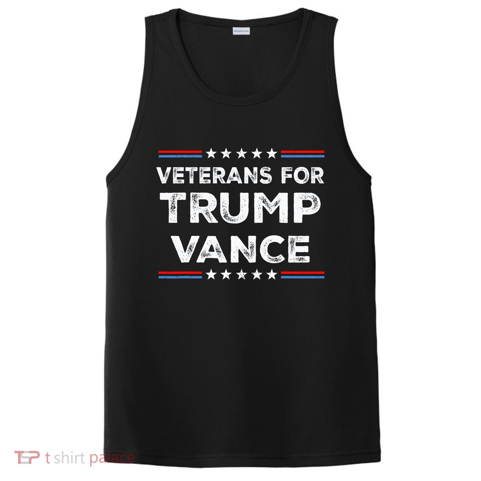 Veterans For Trump Vance President Election Campaign PosiCharge Competitor Tank