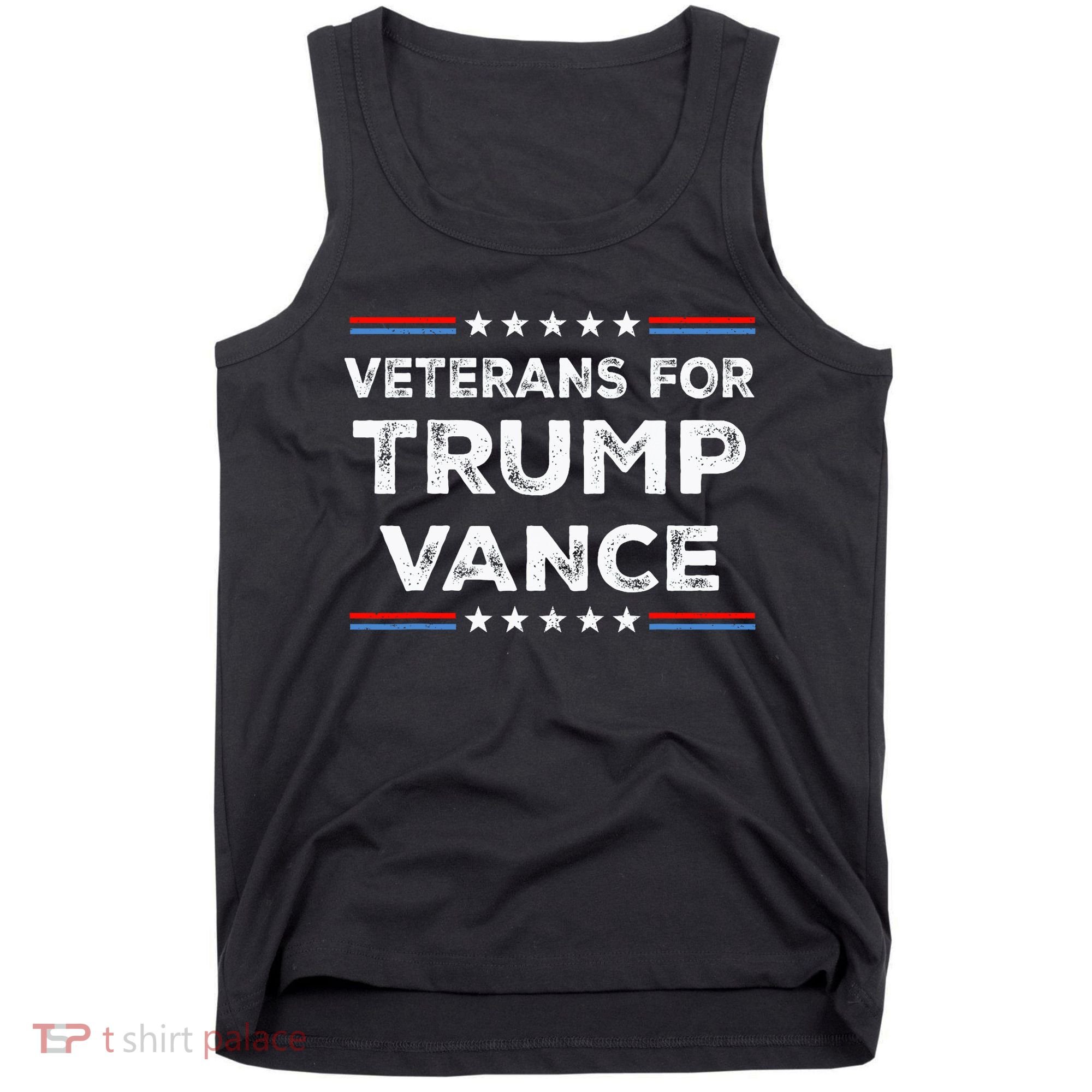 Veterans For Trump Vance President Election Campaign Tank Top