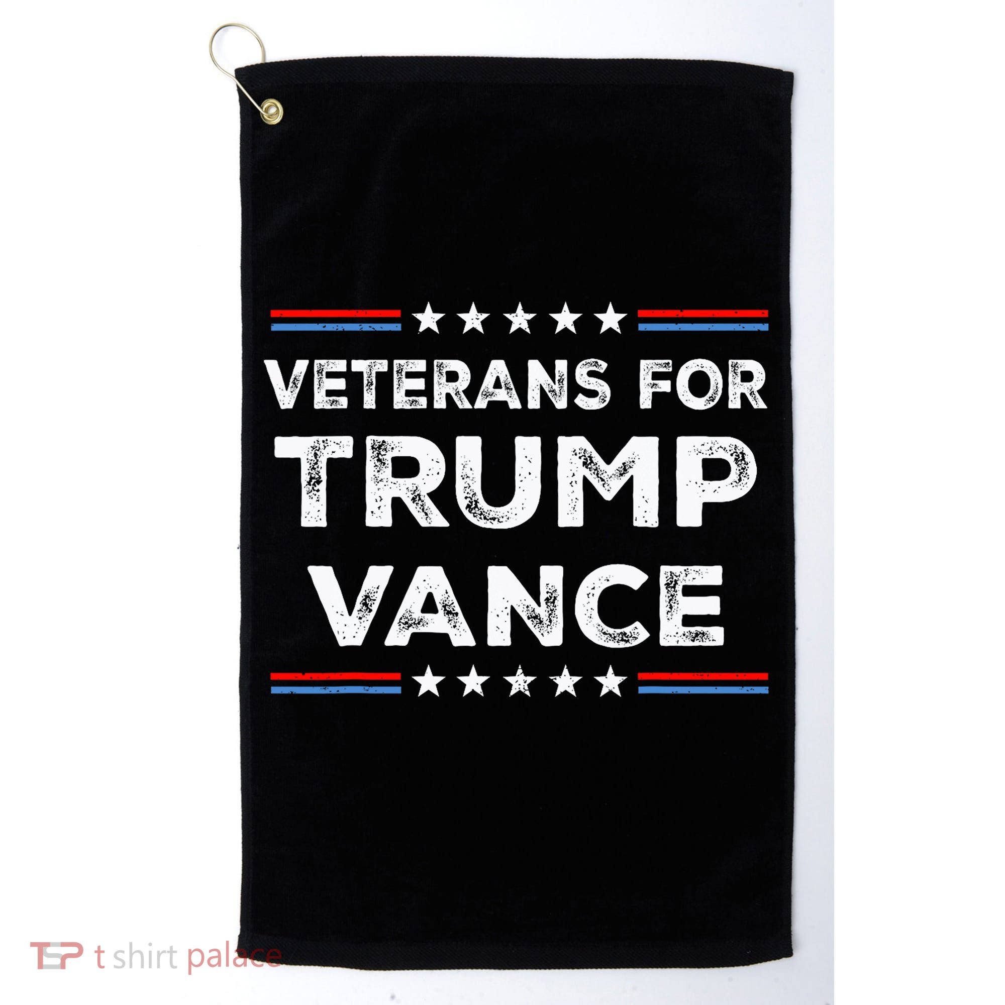 Veterans For Trump Vance President Election Campaign Golf Towel