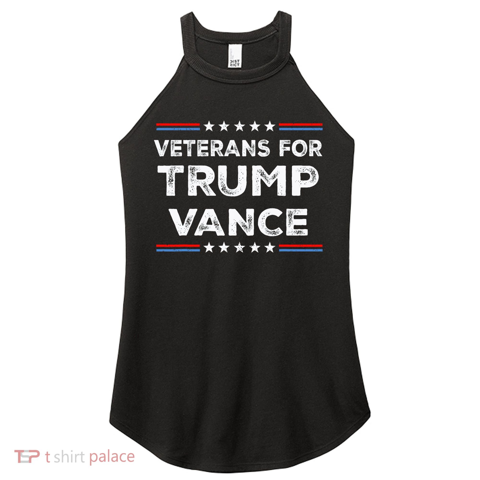 Veterans For Trump Vance President Election Campaign Women's Perfect Tri Rocker Tank