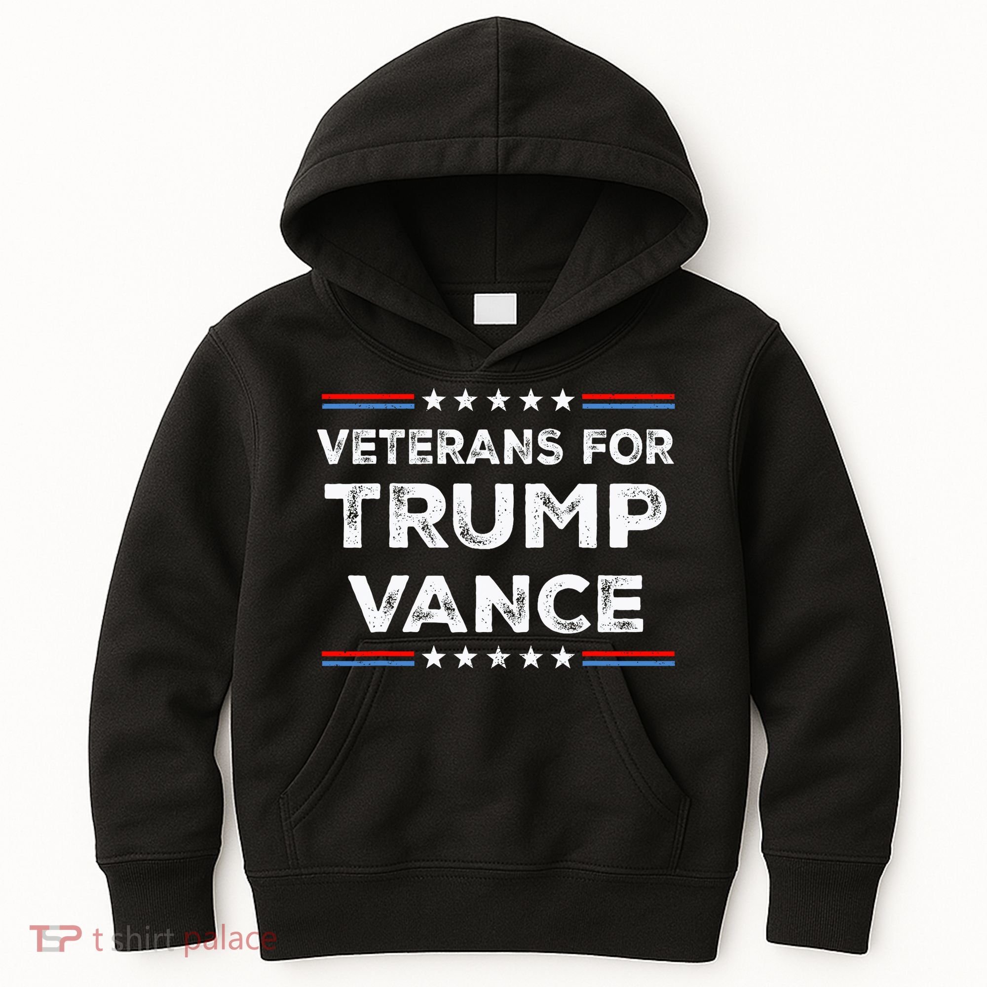 Veterans For Trump Vance President Election Campaign Kids Hoodie