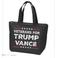 Veterans For Trump Vance President Election Campaign Tote Bag thumb 3