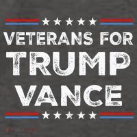 Veterans For Trump Vance President Election Campaign Vector Backpack thumb 2